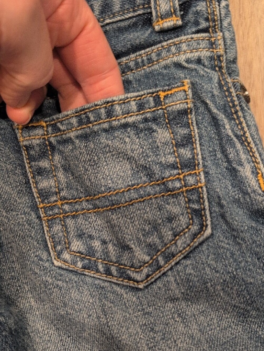OshKosh B'gosh Kids Blue Denim Jeans - Picture 6 of 6
